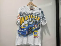 CHASE AUTHENTICS チェイスオーセンティック　半袖Tシャツ　NASCAR Michael Waltrip AOP両面プリント　メキシコ製　サイズM