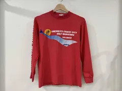 Hanes ヘインズ メンズ 長袖Tシャツ 80s 80年代 シングルステッチ アメリカ製 サンディエゴマラソンTシャツ モックネック サイズS vintage