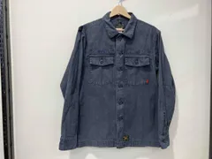 希少M WTAPS 15ss BUDS L/S 01 SHIRTS Navy 16SSJungleUnion