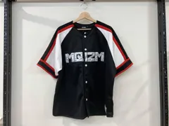 X-LARGE エクストララージ ×MQ ベースボールシャツ 半袖シャツ サイズL 黒 ブラック ポリエステル メンズ 刺繍