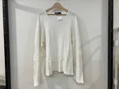 POLO RALPH LAUREN ポロラルフローレン メンズ 長袖Tシャツ ホワイト ポニー無し 綿100 90s～00s サイズLL