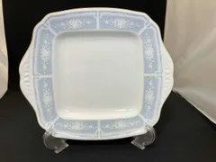【Noritake】ノリタケ レースウッドゴールド 28.5cmスクエアプレート