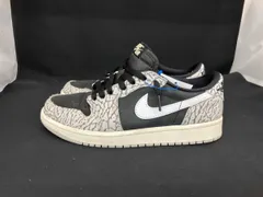NIKE ナイキ AIR JORDAN 1 RETRO LOW OG エア ジョーダン 1 レトロ ロー OG 24.5cm CZ0790-001 黒 ブラック×グレー レディース