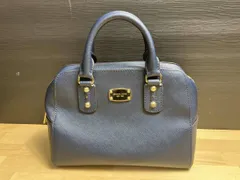 ショルダー紐欠品 MICHAEL KORS マイケルコース 35S3GSAS1L スモール サッチェル ミニボストンバッグ ハンドバッグ ネイビー