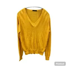 ROBERTO COLLINA ロベルト コリーナ ニット イエロー S 【MN63】 2000001010686のサムネイル