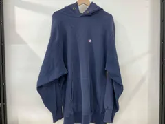 Champion チャンピオン REVERSEWEAVE リバースウィーブ スウェット パーカー 紺色 XXLサイズ 胸元破れ有り