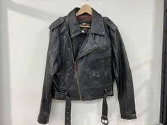 HARLEY DAVIDSON ハーレーダビッドソン レザージャケット ライダースジャケット ダブルライダー 立体 イーグル 牛革