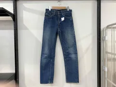 LEVI'S リーバイス 505 ジーンズ デニムパンツ W31 L34 ブルー メンズ 赤耳 ビッグE ～73年 平行ステッチ シミ有り リペア有り 刻印５