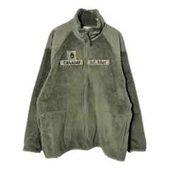 00年代 米軍実物 U.S.ARMY ECWCS GEN3 level3 フリースジャケット ミリタリー セージグリーン(メンズ X-LARGE LONG)中古 古着 V8379