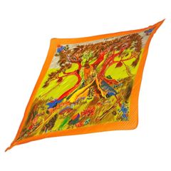 極美品 HERMES エルメス スカーフ カレ90 MONSIEUR ET MADAME ムッシュ