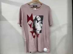 HYSTERIC GLAMOUR ヒステリックグラマー 半袖Tシャツ ヒスガールプリント Lサイズ ピンク コットン 綿 日本製 0232CT02 背中側シミ有り