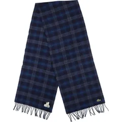 古着 80~90年代 ラコステ LACOSTE CHEMISE ラコステ チェック柄 ウールマフラー ヴィンテージ/gaa006339