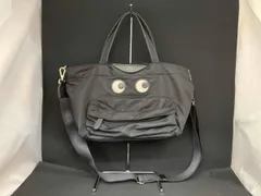 ANYA HINDMARCH アニヤ・ハインドマーチ PHONE アイズトートバッグ ショルダーバッグ 2way ブラック 黒 ナイロン 中国製 