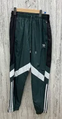 adidas アディダス トラックパンツ ナイロン ボトム ジャージ グリーン Lサイズ