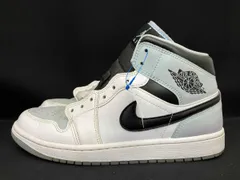 NIKE  Air Jordan 1 Mid Ice Blue Nubuckナイキ エアジョーダン1 ミッド アイスブルーヌバック スニーカー シューズ 27.5cm DV1308-104