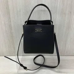 Agnes b/アニエス ベー/ショルダーバッグ/2wayワンハンドルバッグ/ブラック