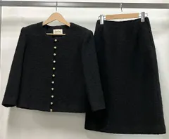 INGEBORG インゲボルグ その他アウター サイズ表記なし IT-13 毛 ナイロン ポリエステル キュプラ ブラック セットアップ ほつれ有り