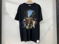 The Beatles ビートルズ 半袖T フロントプリント 丸首 クルーネック サイズL ブラック 黒 コットン 綿 メキシコ製 