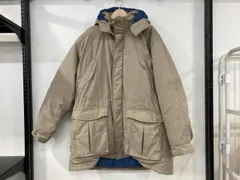 L.L.Bean エルエルビーン ダウンジャケット サイズXXL ベージュ ポリエステル コットン ナイロン グースダウン アメリカ USA製 B022 シミ有