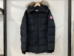 CANADA GOOSE カナダグース カーソンパーカー ダウンジャケット S 黒 ポリエステル 綿 ナイロン ダウン フェザー カナダ製 3805M 裾擦れ有
