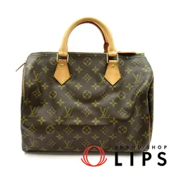 ルイ・ヴィトン スピーディ30 M41526 モノグラム レディース ハンドバッグ ブラウン  美品 【中古】