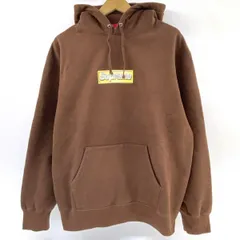 Supreme シュプリーム Bling Box Logo Hooded Sweatshirt プルオーバーフーディ パーカー Lサイズ ※中古