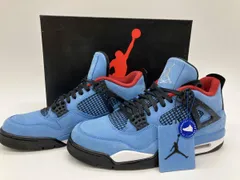 【鑑定済】TRAVIS SCOTT NIKE AIR JORDAN 4 RETRO 308497 406 トラヴィススコット ナイキ エア ジョ-ダン 4 レトロ US10.5 28.5cm