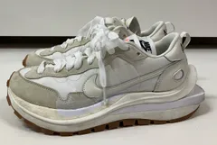 NIKE ナイキ sacaiVapor WattIe サカイ ヴェイパーワッフル サイズ25.5cm ホワイト ベージュ 汚れ有り