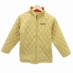 ミキハウス mikihouse キルティングジャケット ブルゾン 上着 ジップアップ 140 ベージュ /JS ■GY14