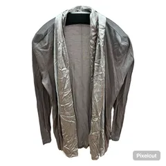 MADAM JOCONDE マダム ジョコンダ フロント刺繍 長袖 ニット カーディガン グレー 【MN64】 2000000239002