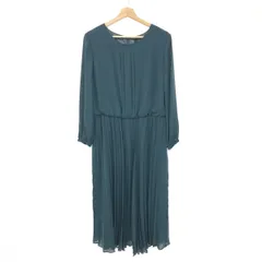 UNTITLED アンタイトル プリーツロングワンピース サイズ:44/3L  153-57300   グリーン レディース / 240001175967