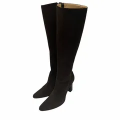 【CELINE】　セリーヌ　ロングブーツ　ブラック　23.5㎝ ブラック（黒）系 CELINE(セリーヌ) ロングブーツ(レディース) - 海外