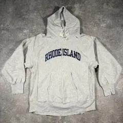Champion チャンピオン 80's REVERSE WEAVE リバースウィーブ フードパーカー 「RHODE ISLAND」 杢グレー コットン