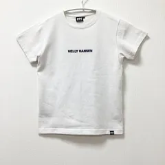 古着　HELLY HANSEN　ヘリーハンセン　ショートスリーブTシャツ　半袖Tシャツ　レディース　Mサイズ　クルーネック　混紡　ホワイト　白　アウトドア