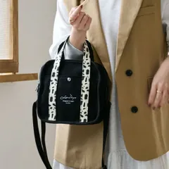 ☆ ブラック/WHダルメシアン ☆ LIZDAYS キャンバス2WAYミニトート lizdays リズデイズ ショルダーバッグ  lz-70615 ミニショルダーバッグ ミニショルダーバック ミニバッグ 斜めがけバッグ レディース 2way 軽量