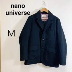 nano universe ナノユニバース テーラード ピーコート ウール混コート テーラードコート  アウター きれいめアウター カジュアルアウター 通勤コーデ オフィスカジュアル 秋冬アウター  メンズ レディース ユニセックス Mのサムネイル
