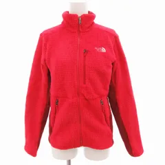 ザノースフェイス THE NORTH FACE マウンテン バーサベント フリースジャケット ブルゾン ジップアップ 切替 ロゴ刺繍 M 赤 レッド NAW61401 /GV ■GY14
