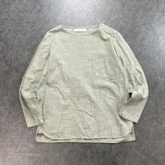 Green Label Relaxing United Arrows グリーンレーベルリラクシング ユナイテッドアローズ 長袖 プルオーバーシャツ コットン ポケット 無地 メンズ