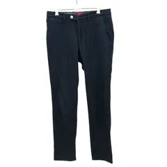 ZM1670 Calzoni カルツォーニ 起毛メンズスラックスパンツ ネイビー系 サイズ46 イタリア製