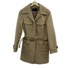 INDIVI(インディビ) コート サイズ38 M レディース - ベージュ 長袖/カシミヤ/秋/冬