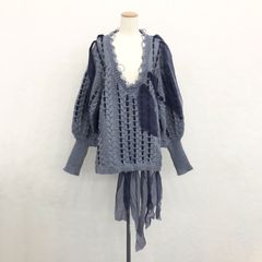 sacai 22aw スーチングウールニットジャケット sacai 22aw スーチングウールニットジャケット