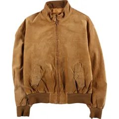 古着 conbipel ハリントンジャケットタイプ スエードレザー スポーツジャケット メンズL相当 ヴィンテージ/eaa603197