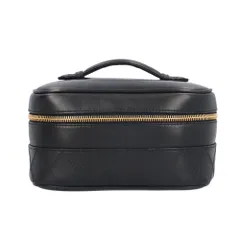 シャネル ピコローレ バニティバッグ ハンドバッグ レザー A01618 ブラック レディース  CHANEL  中古 シャネル