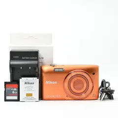 【極美品】Nikon COOLPIX S3500 2005万画素 オレンジ 極美品】Nikon COOLPIX S3500 2005万画素 オレンジ 極美品】Nikon