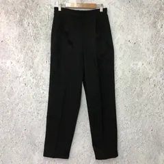 Classical Elf クラシカルエルフ フェイク ウール センター プレス パンツ ブラック XLサイズ 〇◇