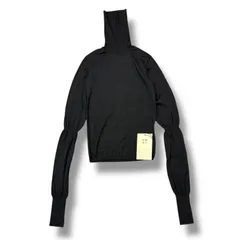 参考上代46200円 未使用 OUAT OFFICE TURTLE オフィスタートルネックニット セーター オーユーエーティー O009021PO ブラック 1 （92766A）