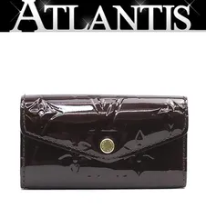 【広尾店】ルイヴィトン Louis Vuitton ミュルティクレ4 4連キーケース ヴェルニ アマラント G金具 M90909 【17954】