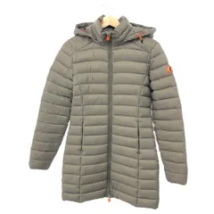 SAVE THE DUCK セーブザダック 中綿ロングコート サイズ:0 フード取り外し可能    ブラウン レディース / 240001171930