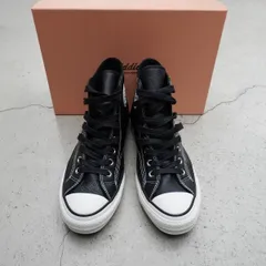 極美品 CONVERSE ADDICT コンバース アディクト CHUCK TAYLOR LEATHER HI チャックテイラー レザー HI ハイカット スニーカー  1207P♪