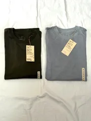 MUJI  無印良品 クルーネック 半袖Tシャツ Sサイズ  2個セット　　　　*3493